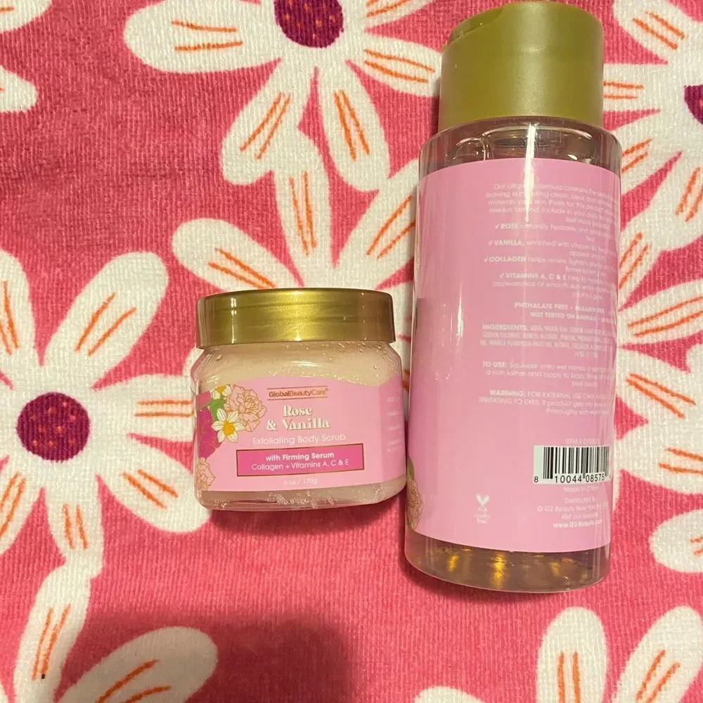 🛍️ Global Beauty Care Rose and Vanilla Body Wash 10FL OZ / 295ml 🌺